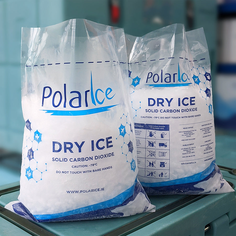 Food Grade Dry Ice Pellets 10kg Polar Ice Ltd   FoodGrade PE 900x 