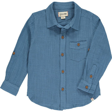 Merchant Button Down, Blue