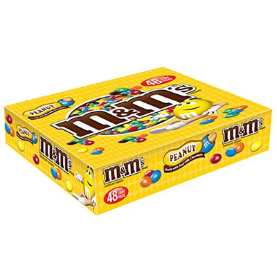  M&M'S Peanut Chocolate Candy Sharing Size Pouch 3.27 Ounce  (Pack of 24) : Grocery & Gourmet Food