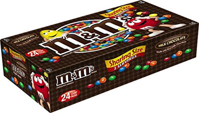 M&M'S Pretzel Chocolate Candy Sharing Size 2.83-Ounce Pouch 24-Count