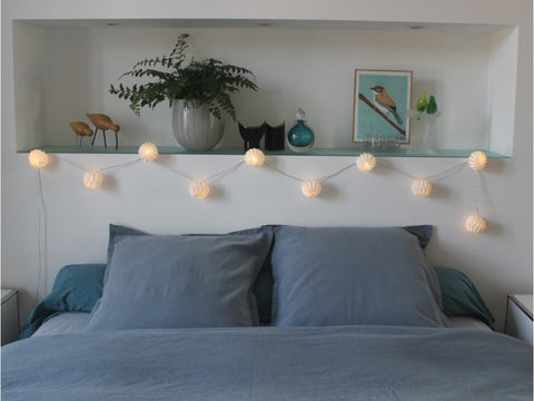 Guirlandes lumineuses design pour équiper votre chambre