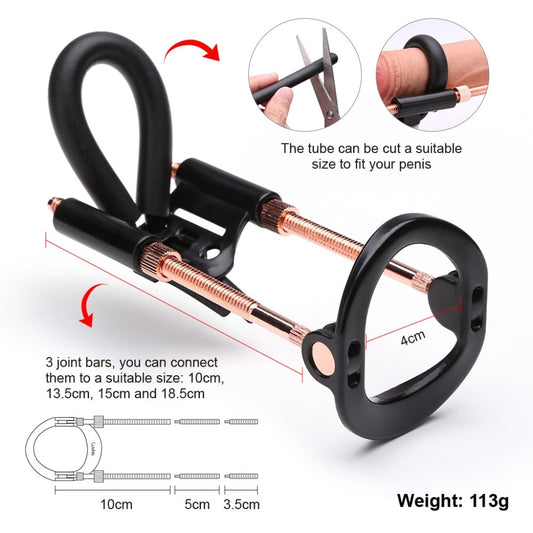 Penis Extender Male Dick Enlargement Edge Stretcher Pump Strap Extens