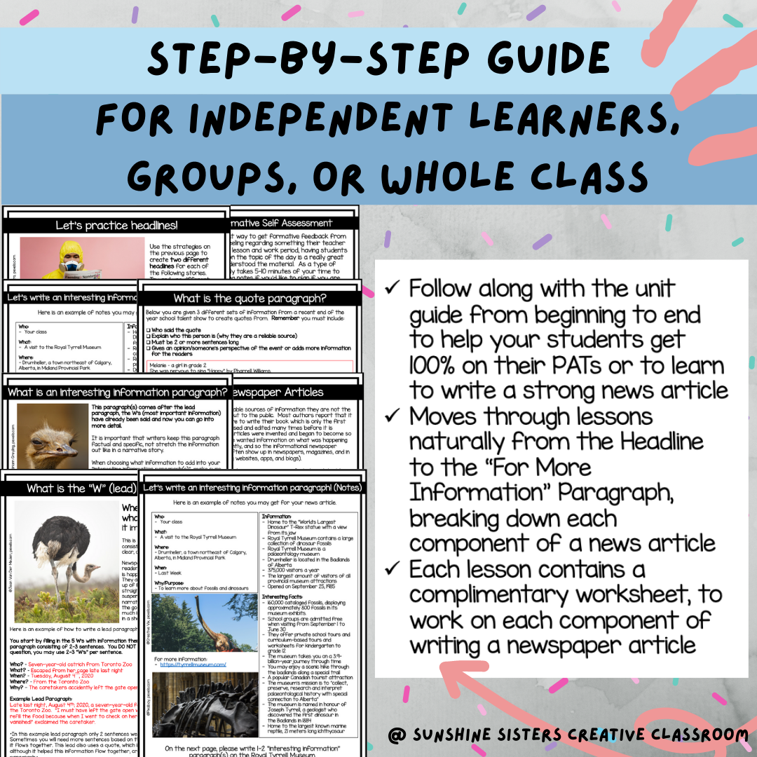 newspaper article template