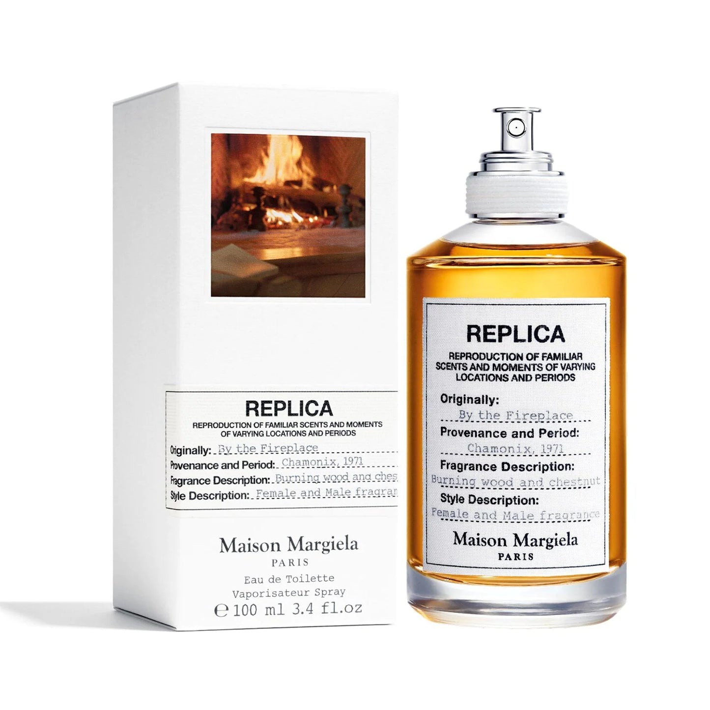 Margiela replica by the fireplace