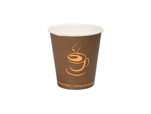 White + Silver 8oz Double Wall Paper Cup, Capacity: 278.84 ML