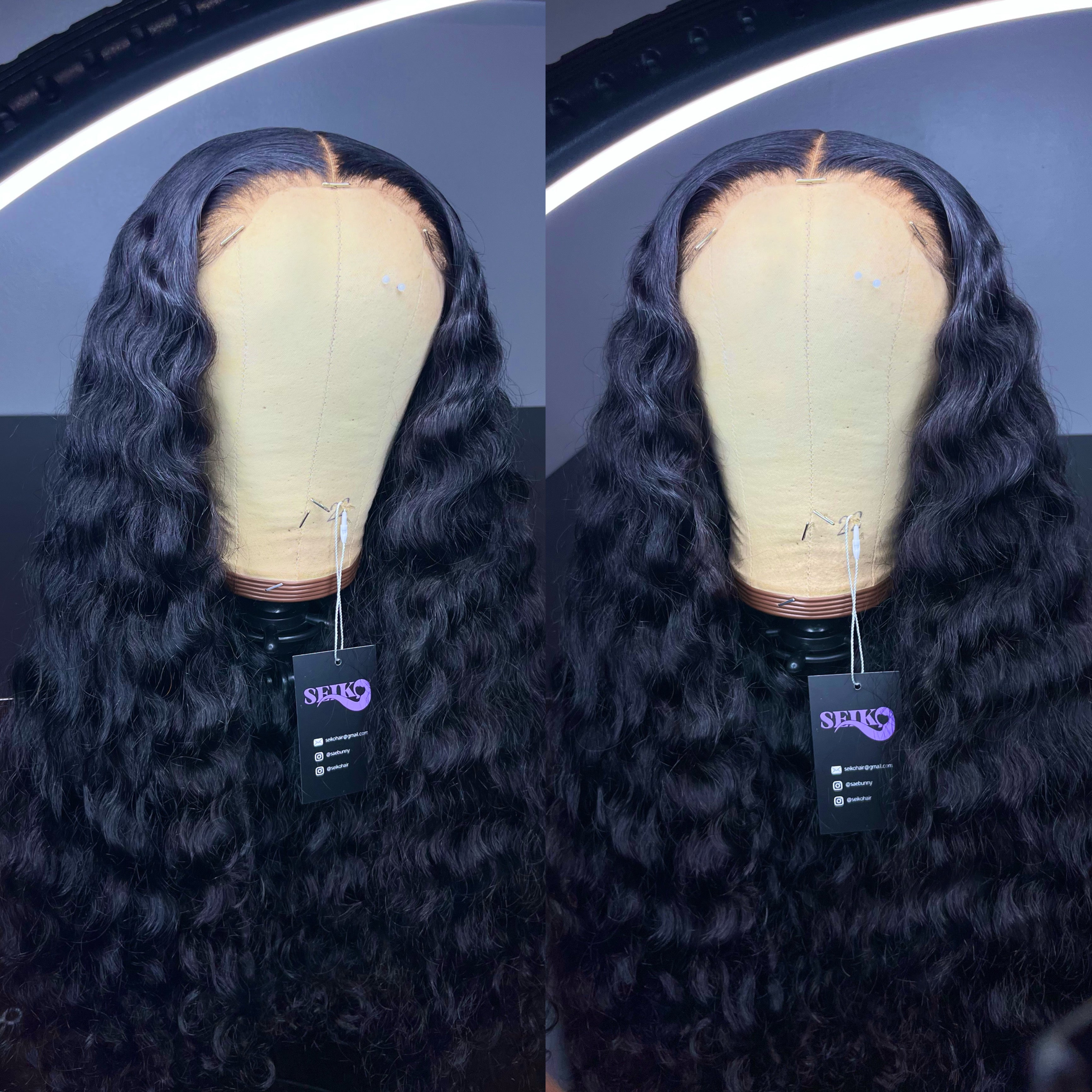 GLUELESS WATER WAVE WIG