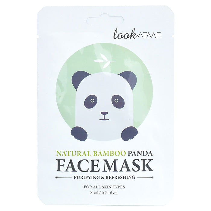 lookatme natural bamboo panda face mask