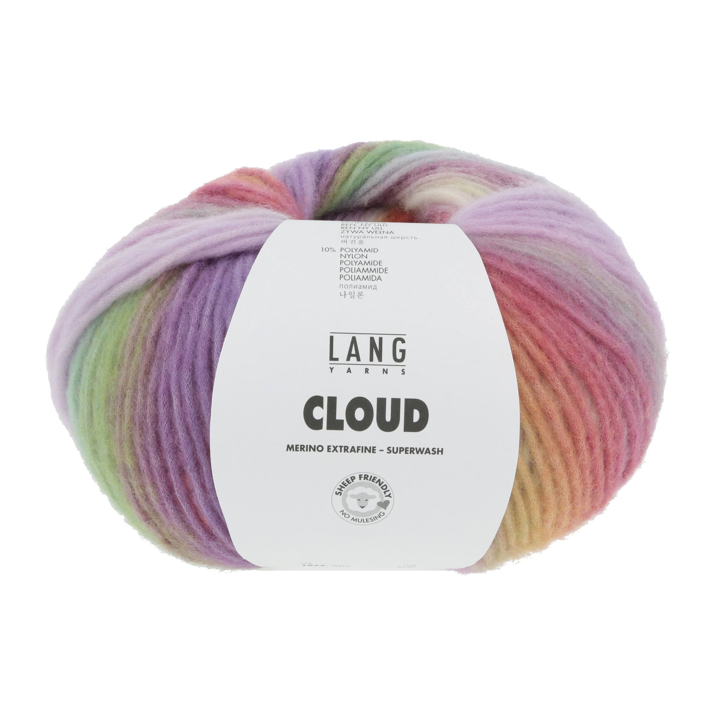 LANGYARNS Cloud weiche Merinowolle Multicolor