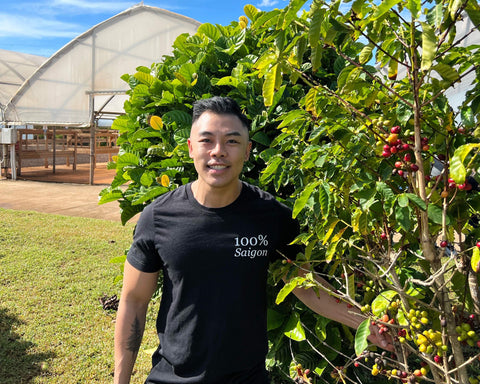 Nam Coffee founder Vince Nguyen