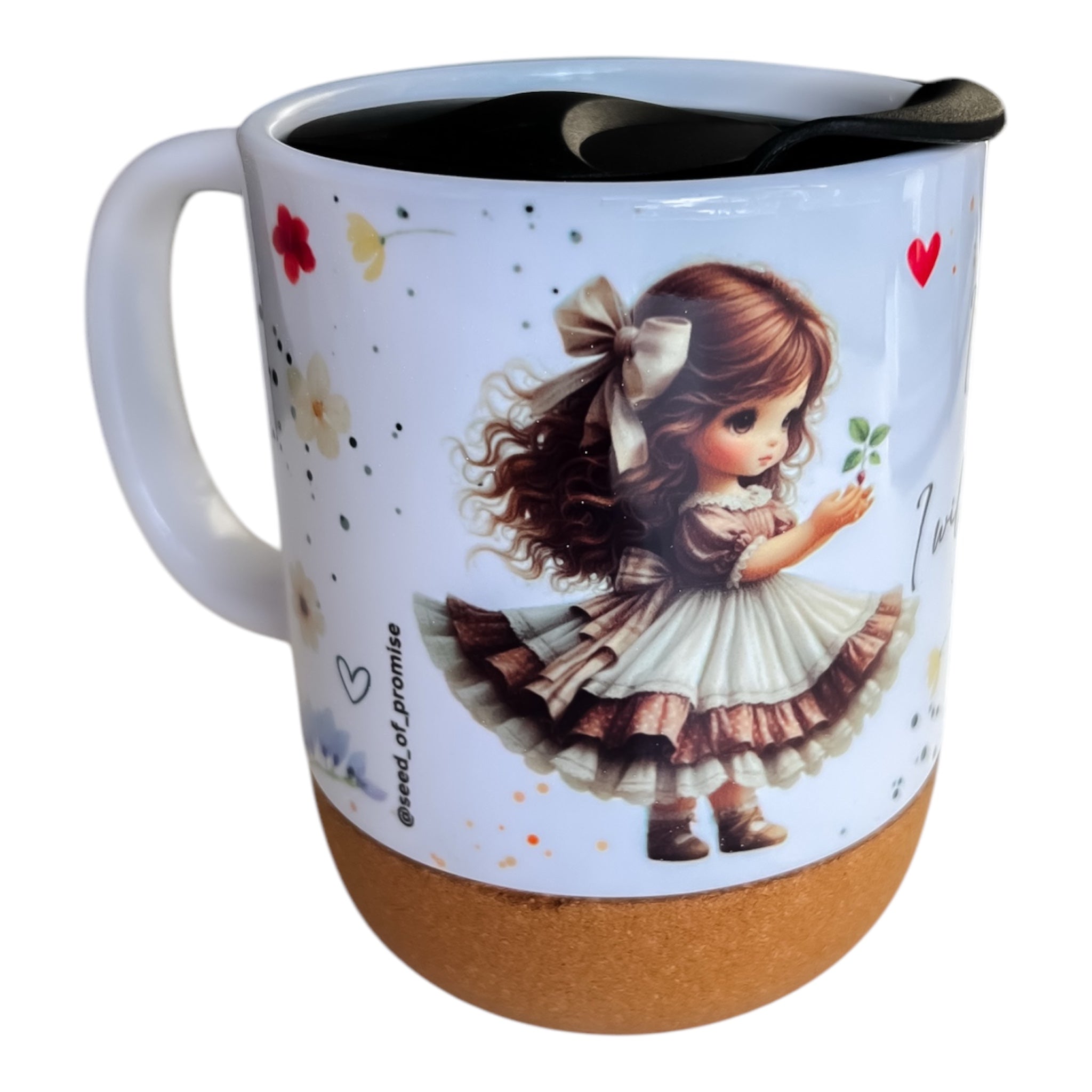 Pray on it, Pray over it, Pray through it ceramic mug 15 oz