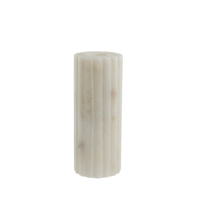 Eliana kerzenleuchter H12,5 cm. weiss Marmor
