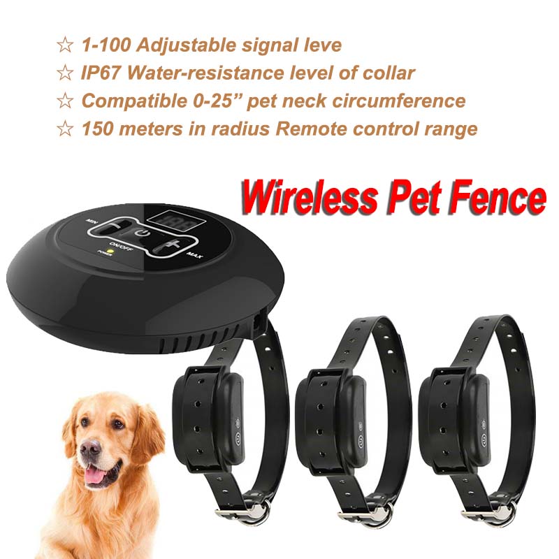 Wireless Pet Fence Electric Waterproof Intelligent Training Collar - Boodeenet