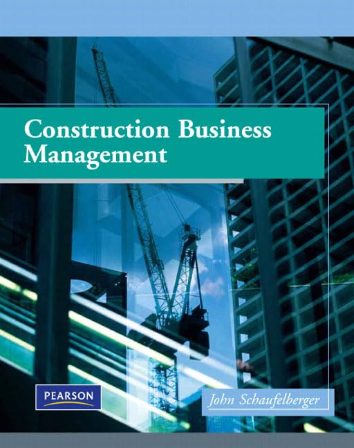 Construction Business Management 1st Edition
