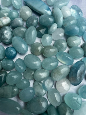 Aquamarine Tumbles - Deities Crystals