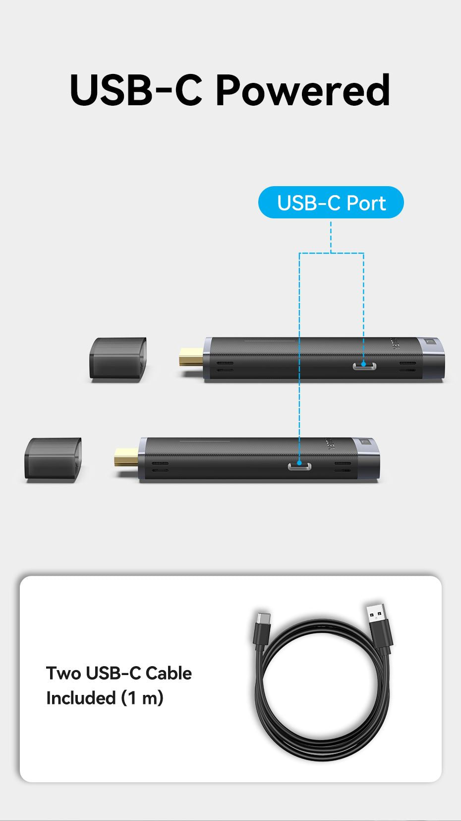 Transmisor y Receptor HDMI Inalámbrico Negro