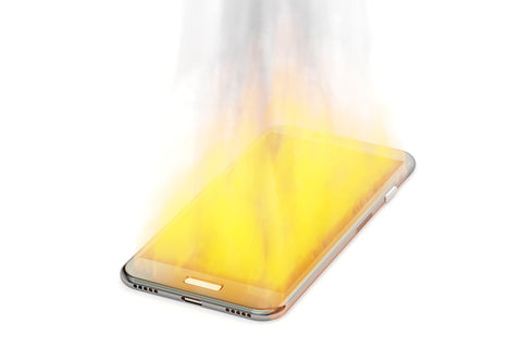 burning-phone-3d-rendering
