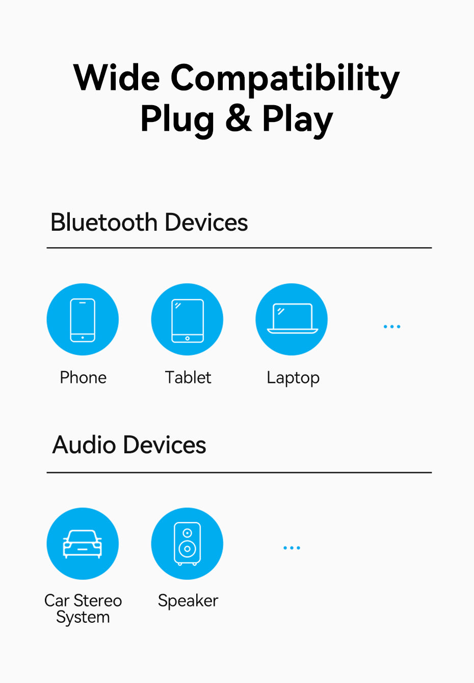 USB Car Bluetooth 5.4 Audio Receiver with Coiled Cable