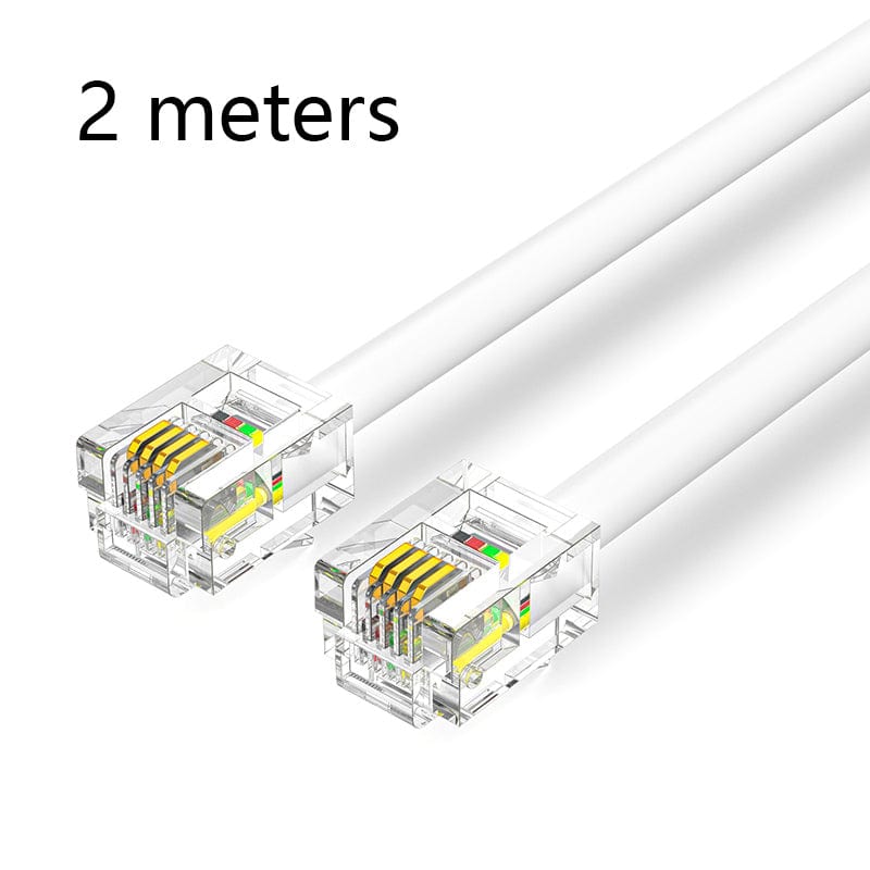 Telephone flat cable, 4 wires, 4C, 12/7, white, 100 m/R
