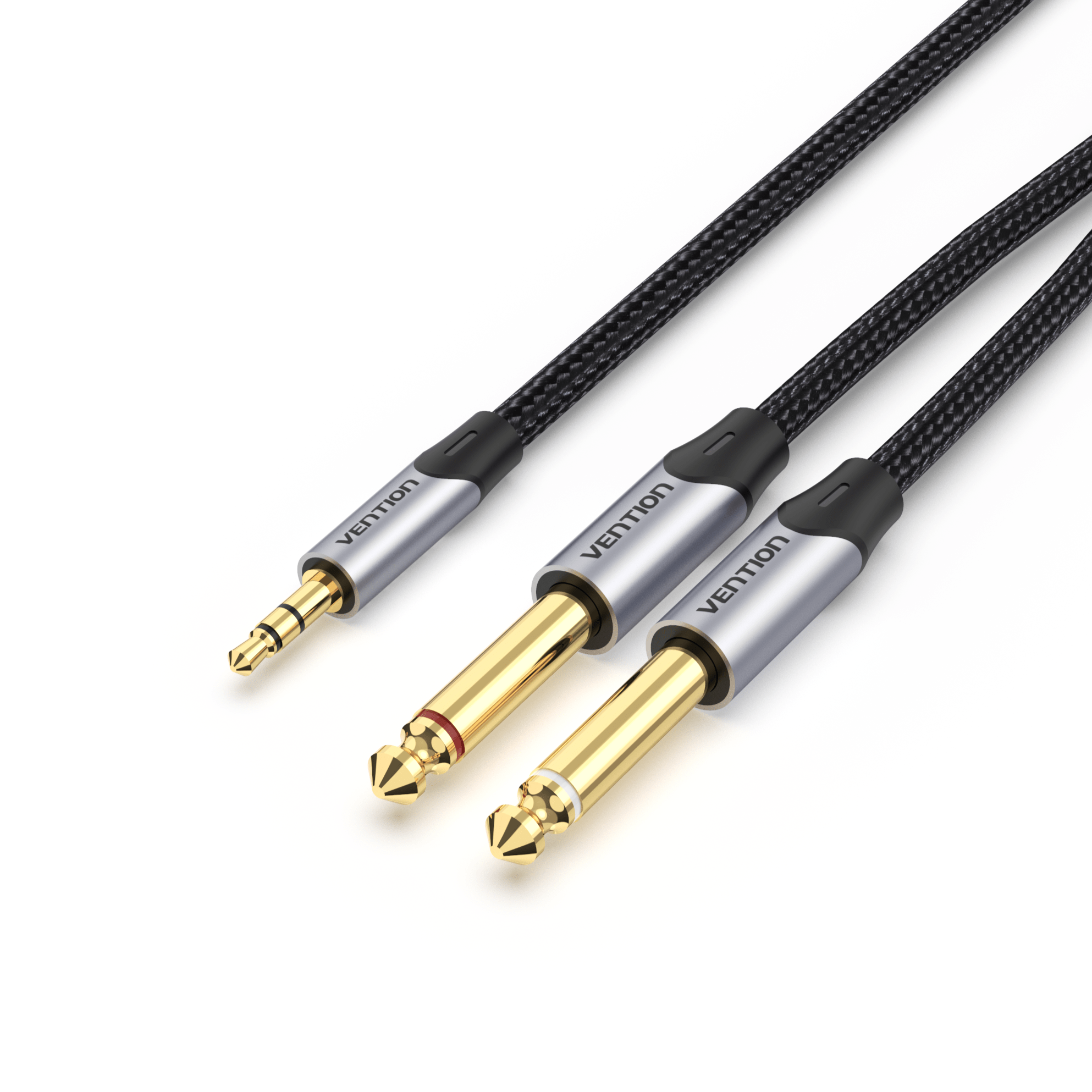 NC XIQN RCA Cable 3ft. 2RCA Male to 2RCA Male Stereo Audio Cable Nylon  Braided, Double Shielded RCA to RCA Audio Cable for Home Theater, HDTV