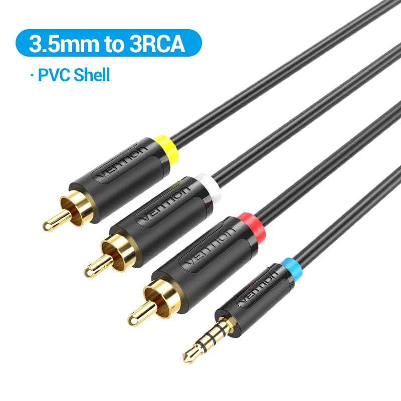 3.5mm Audio Jack to RCA Cable (2.5m)