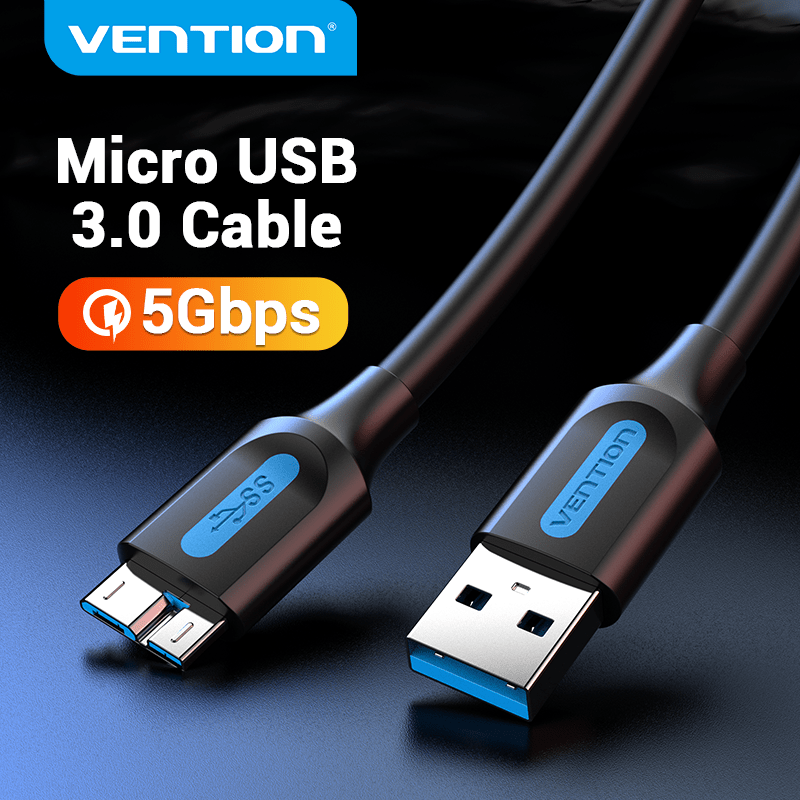 USB A-MICRO USB 3M BL - Câbles USB A vers B - Energyson