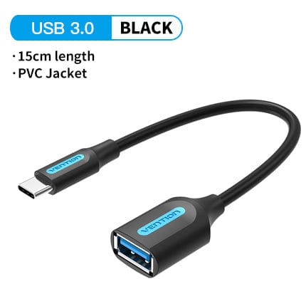  Plugable Cable adaptador USB C a USB con tecnología sin  controlador, permite la conexión de laptop, tableta o teléfono USB tipo C a  un dispositivo USB 3.0 (8 pulgadas/7.9 in) : Electrónica