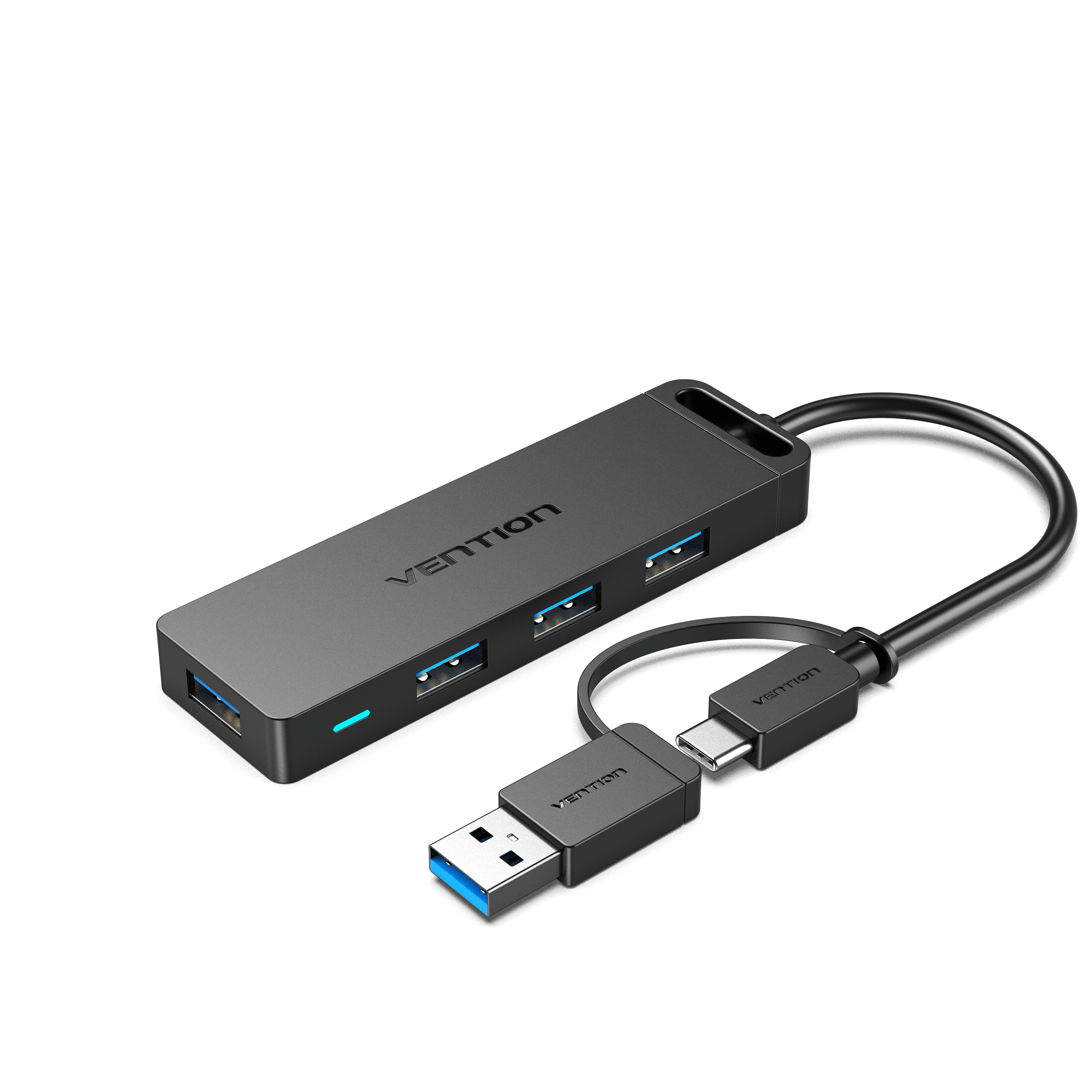 4-Port USB-C Hub - USB-C to 1x USB-C and 3x USB-A - USB 3.0 Hub - 5Gbps