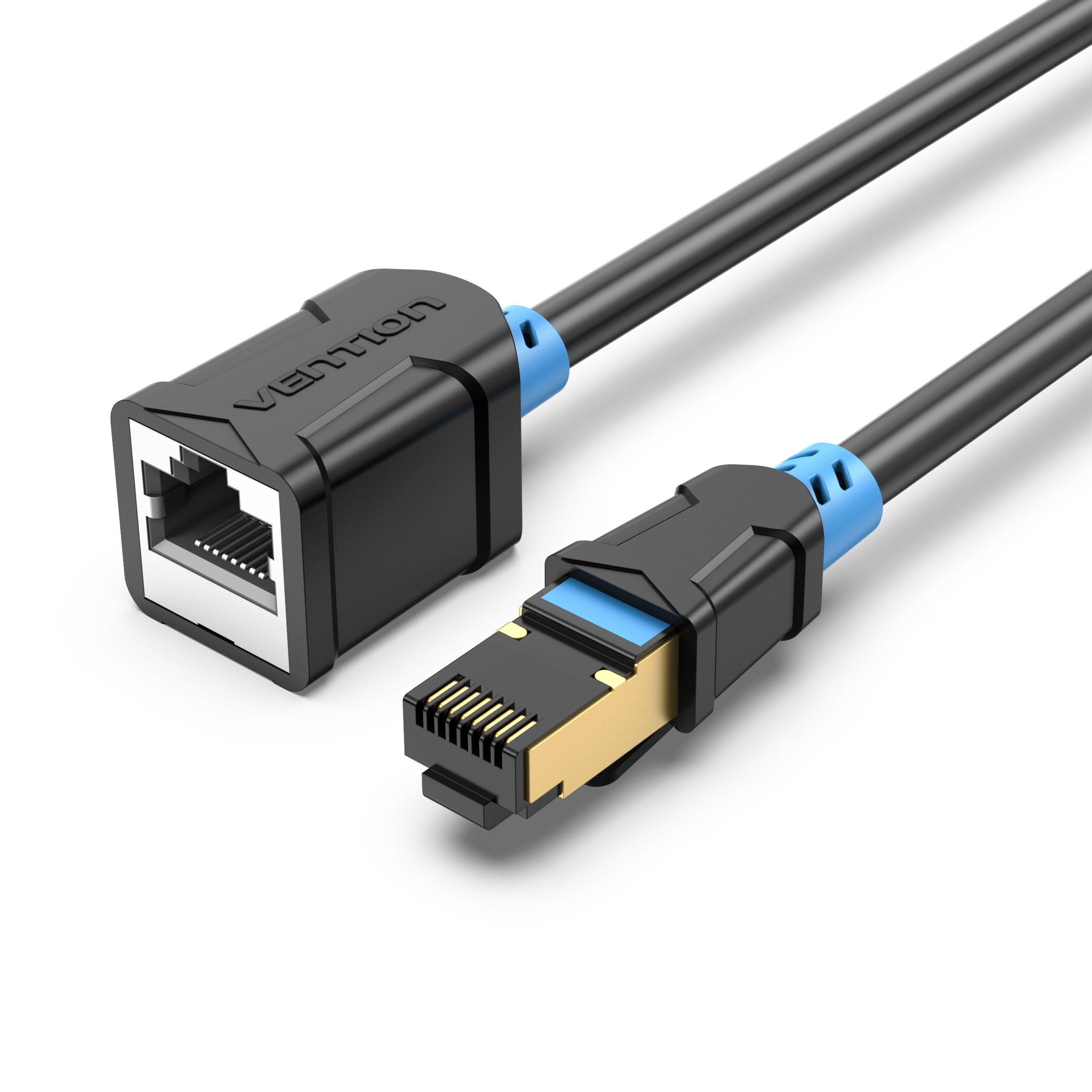 Cable Ethernet Vention Cat 8 Gigabit Reforzado Conector Rj45 1m