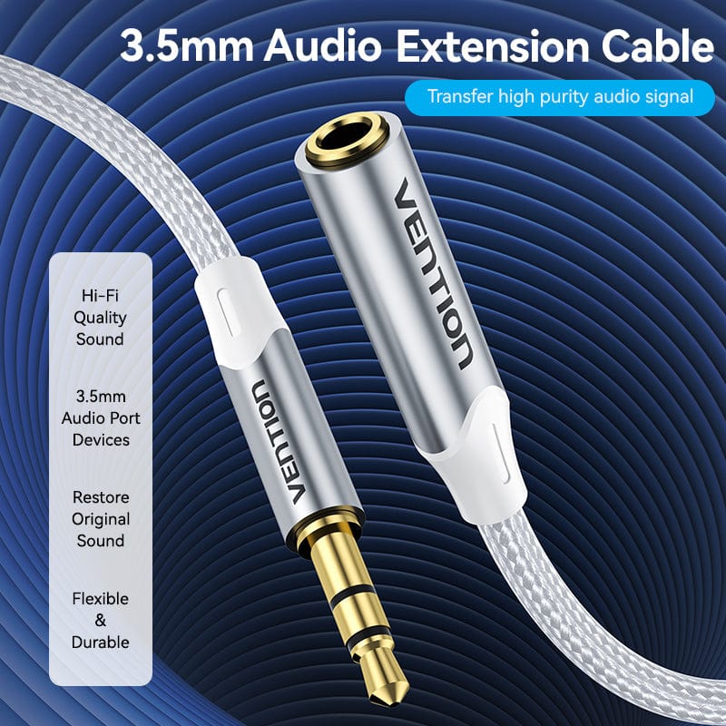 Cable Extension De Audio 3.5 Auricular + Mic Vention Cuotas