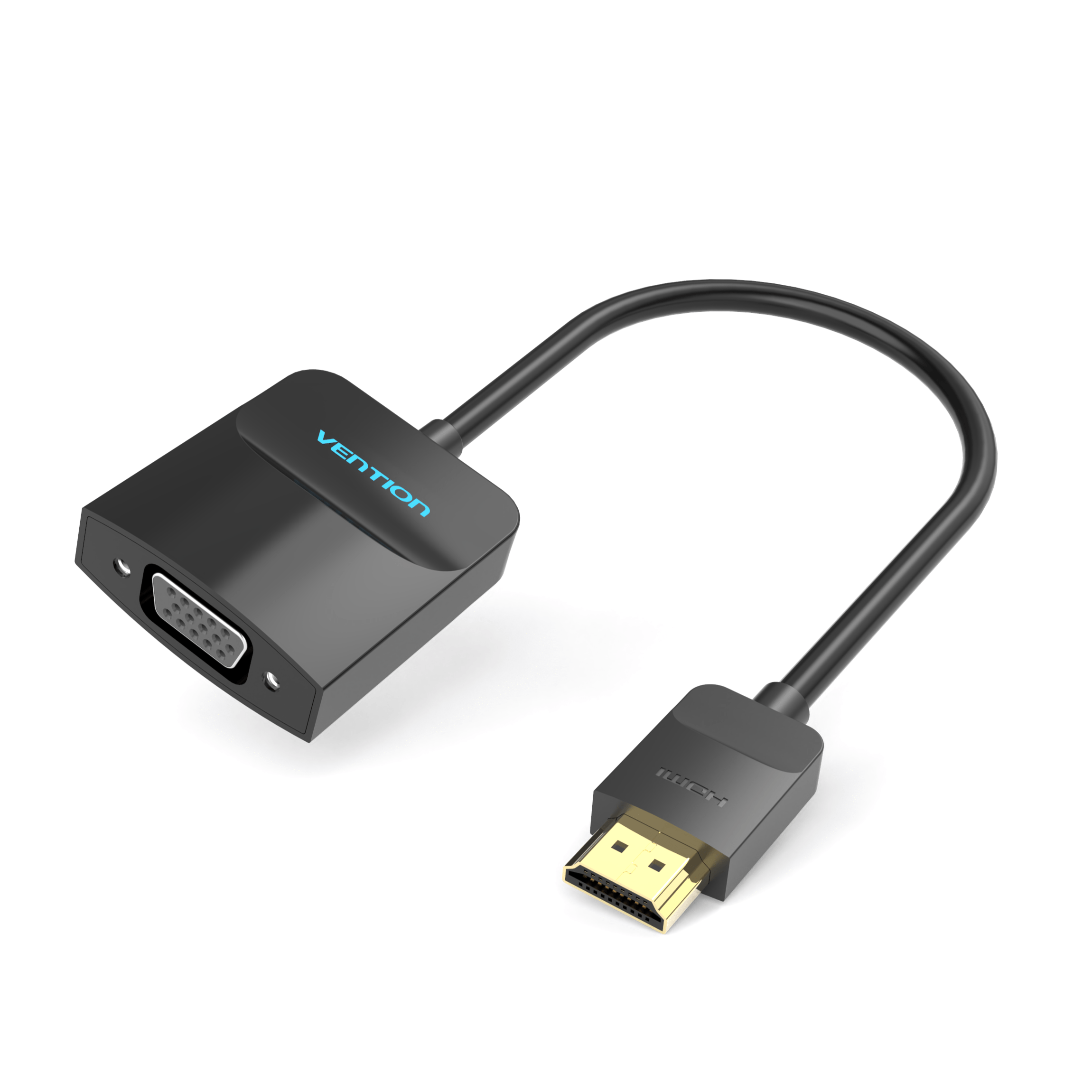 VGA a HDMI, gana 1080P Full HD Mini VGA a HDMI convertidor adaptador de  audio y vídeo Caja con cable USB y 3.5 mm Puerto de audio cable HDTV de  apoyo