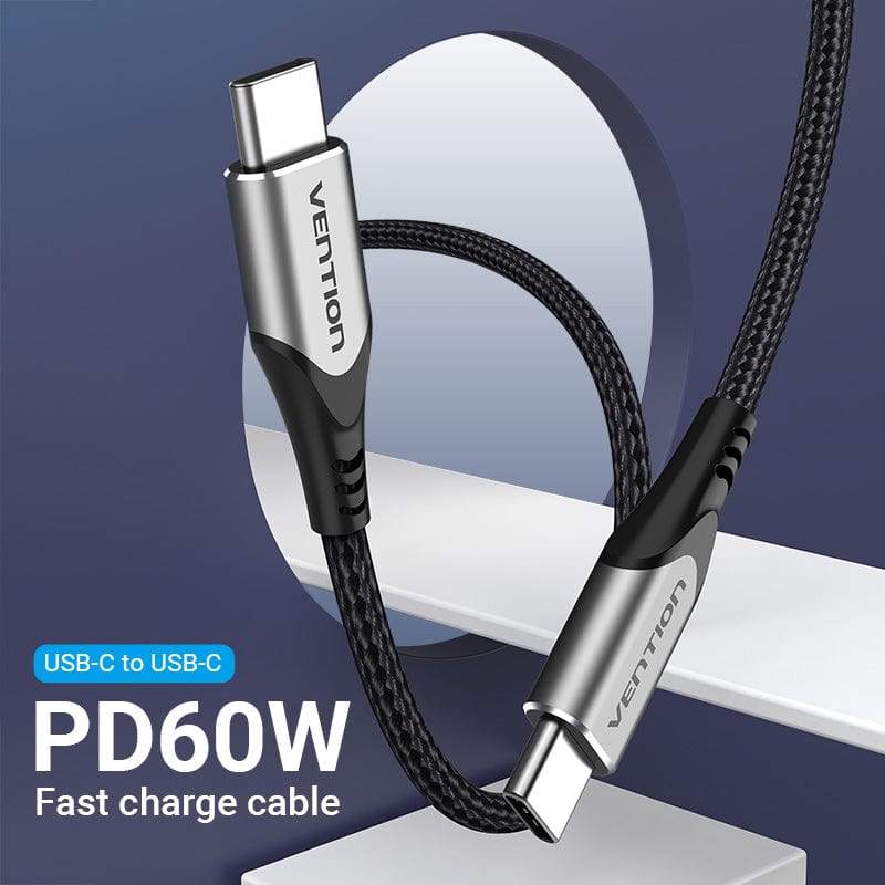 aceyoon Lot de 2 Cable USB C Coudé, 3A 60W Câble USB C Court