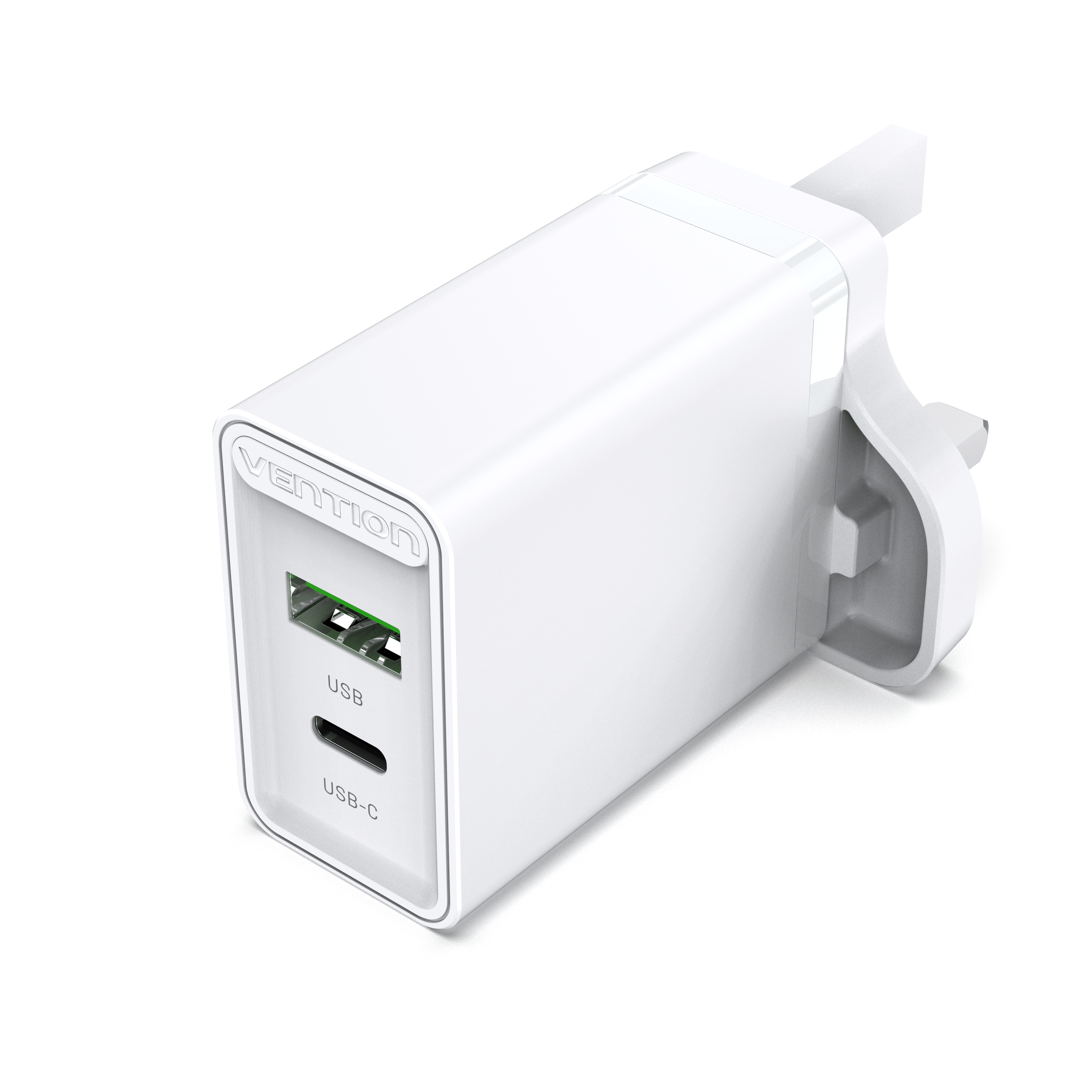 Double chargeur de voiture combo USB-C (20W) / USB-A (18W) vers