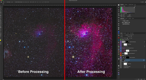 Before an After Image Processing