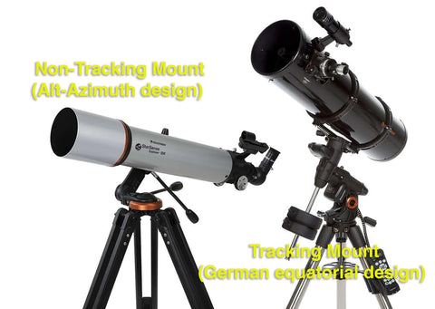 Pair of Telescopes - Left Non Tracking Right Tracking