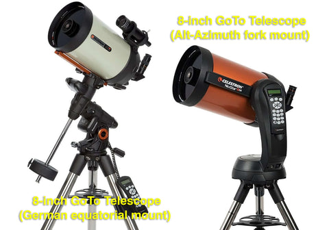 Telescopes with Go To Mounts