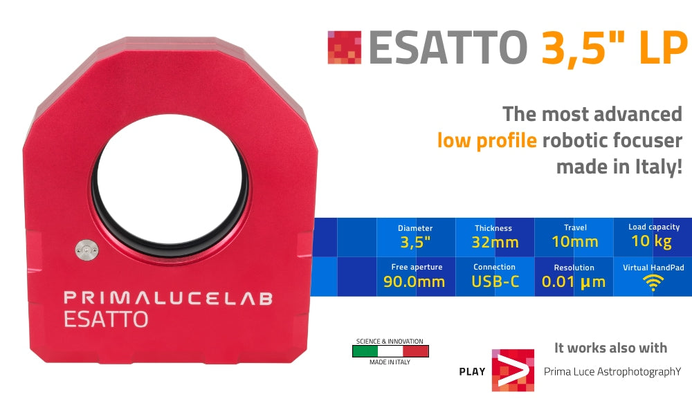 ESATTO 3.5" LP Low Profile Robotic Focusing Motor Overview