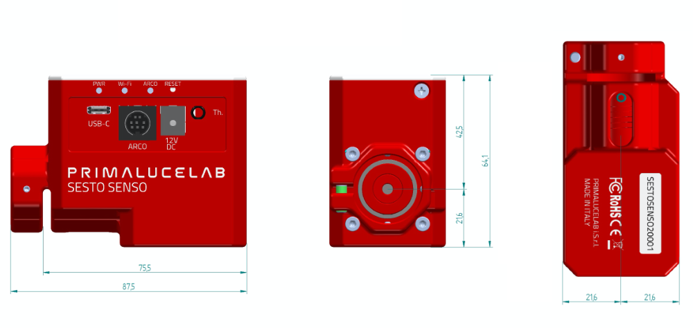 SESTO SENSO 2 Dimensions