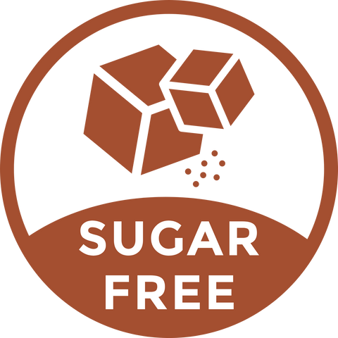 SUGAR-FREE 茶色のシンボル