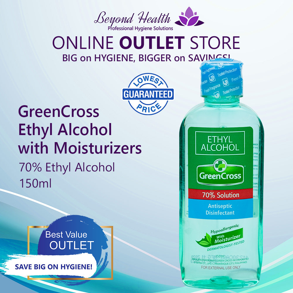 Green Cross 70% Alcohol 36x500ml - Uno Foods