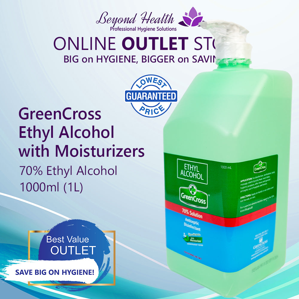 Green Cross 70% Alcohol 36x500ml - Uno Foods