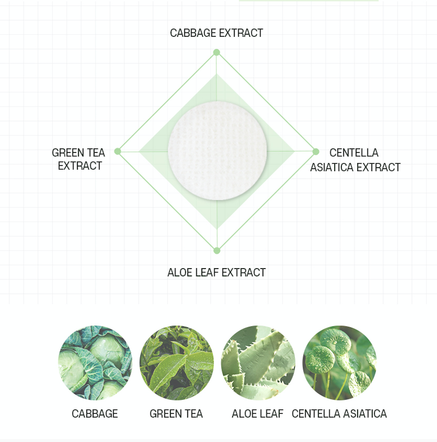 Feel Soo Calm Toner Pad Ingredient Image