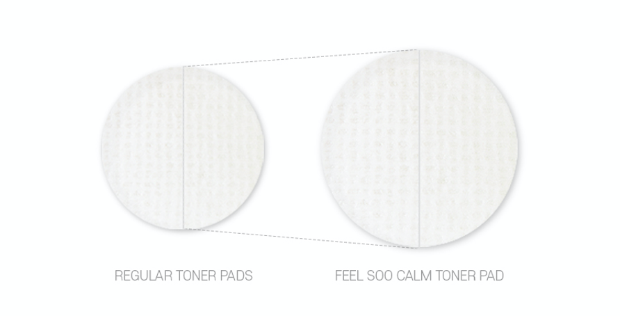 Feel Soo Calm Toner Pad Size Image 