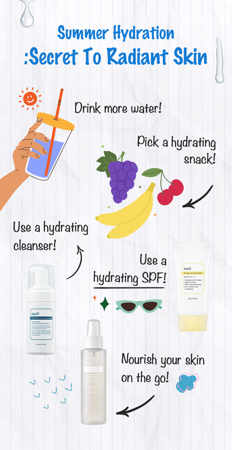 Skin hydration secrets