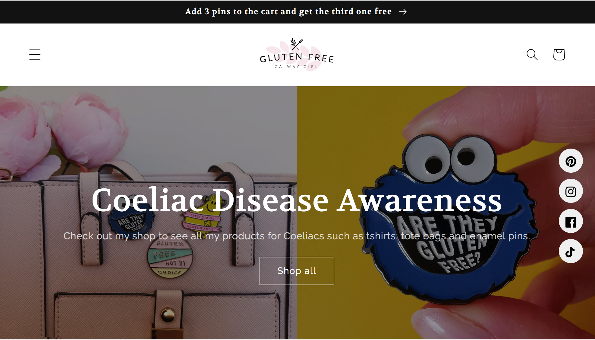 gluten free homepage banner