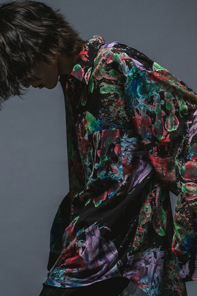 【Abyssea】Psychedelic hand painting shirtsの商品写真