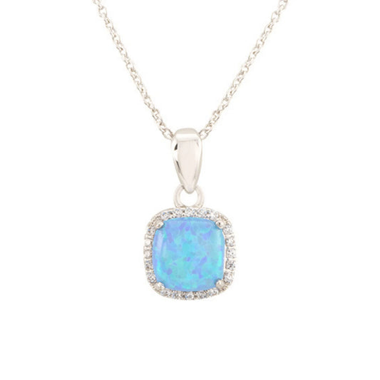 Dawn Round White Opal Sun Pendant Necklace, Gold