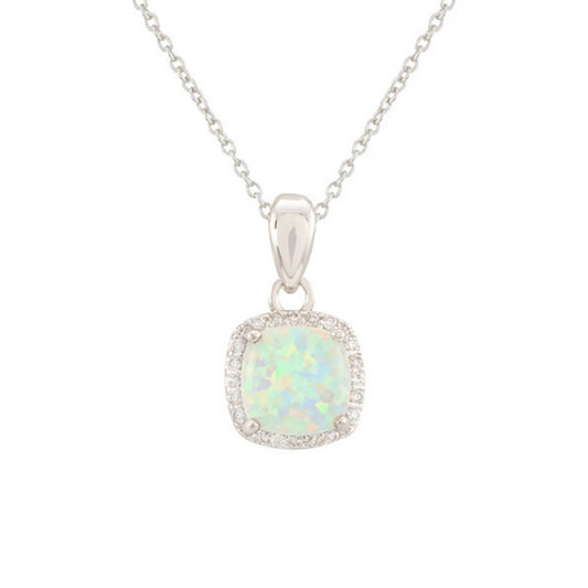 Dawn Round White Opal Sun Pendant Necklace, Gold