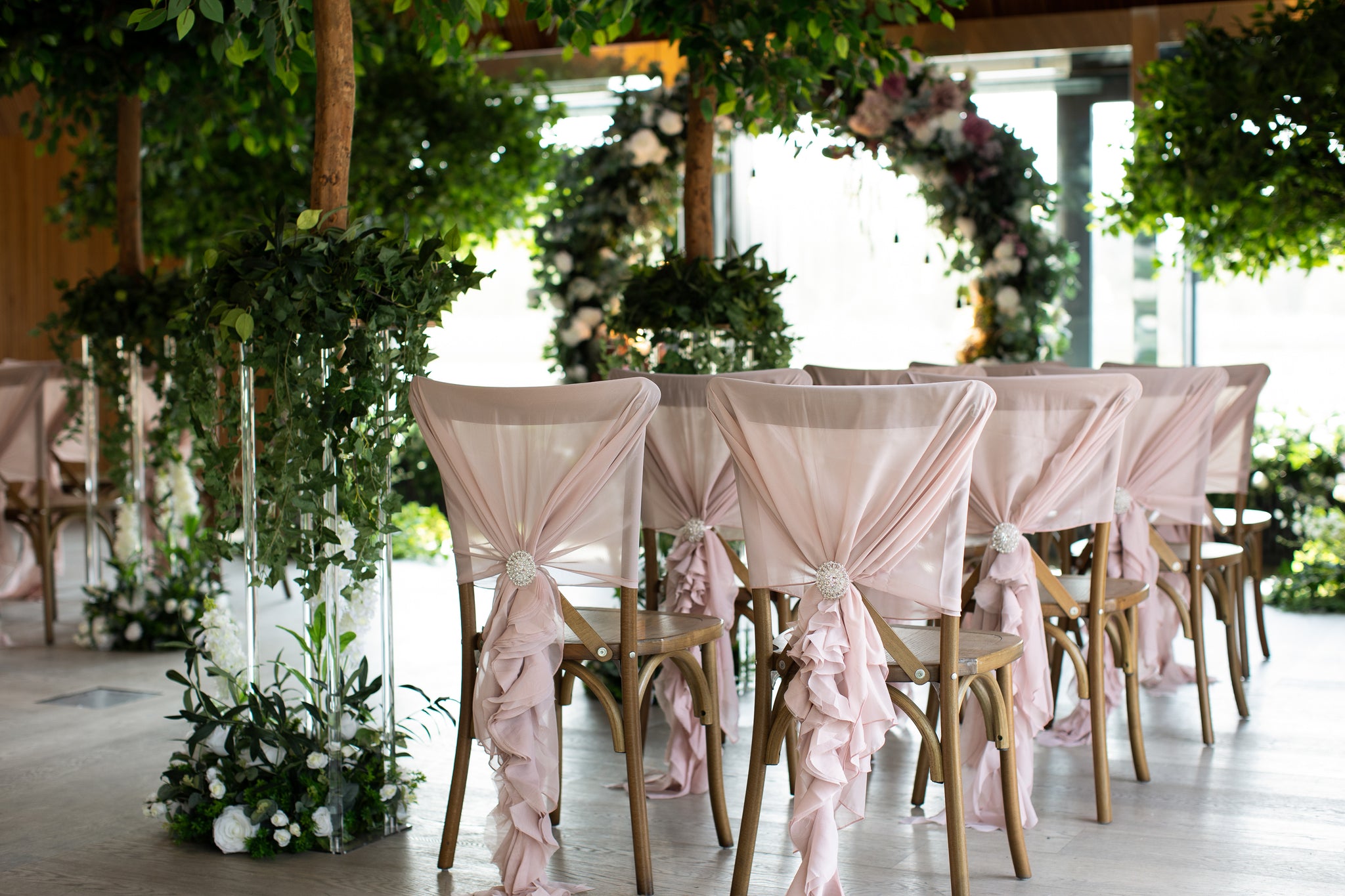 Brockholes Wedding Aisle