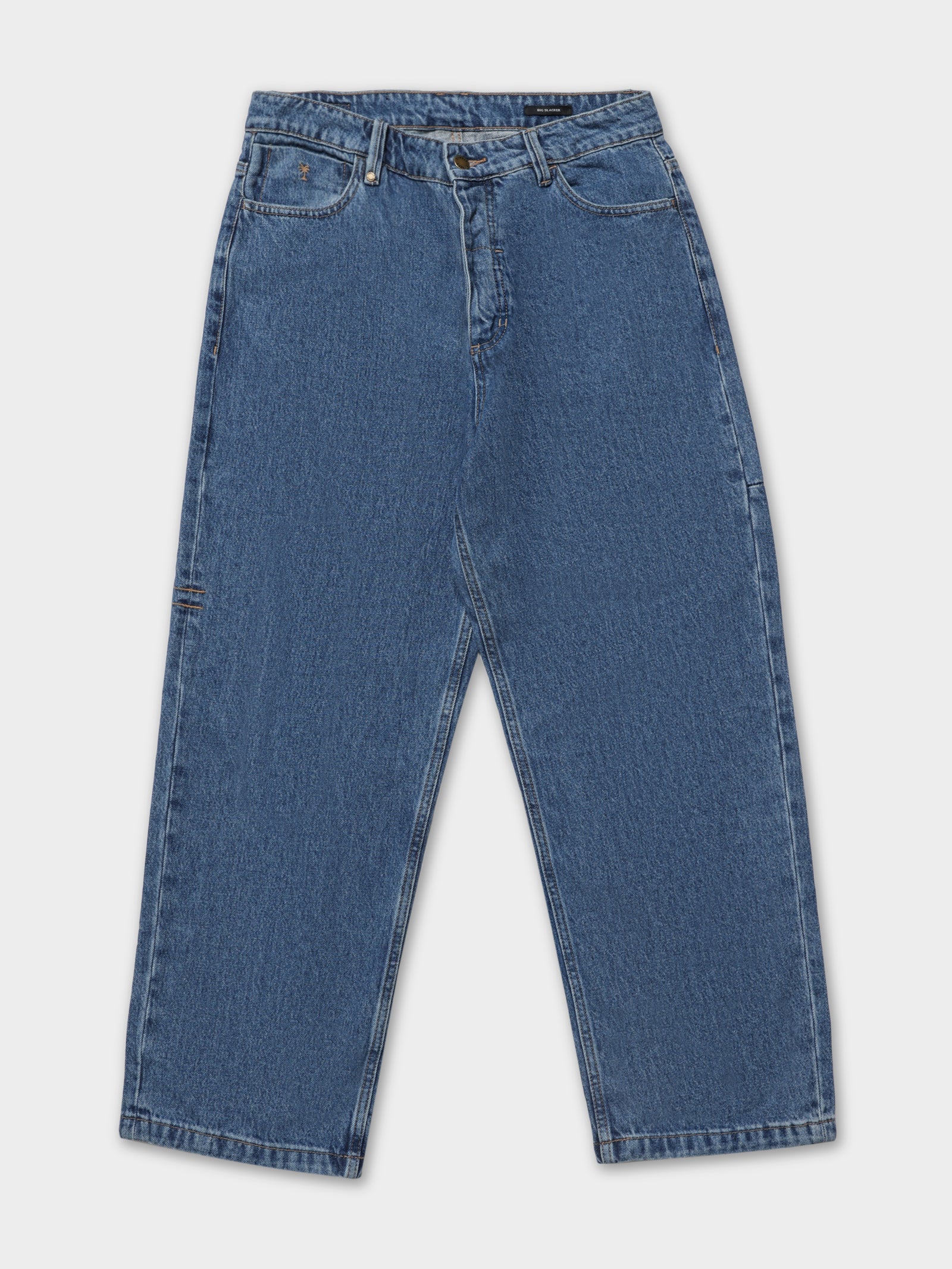 Big Slacker Denim Jeans in Highway Blue - Glue Store NZ