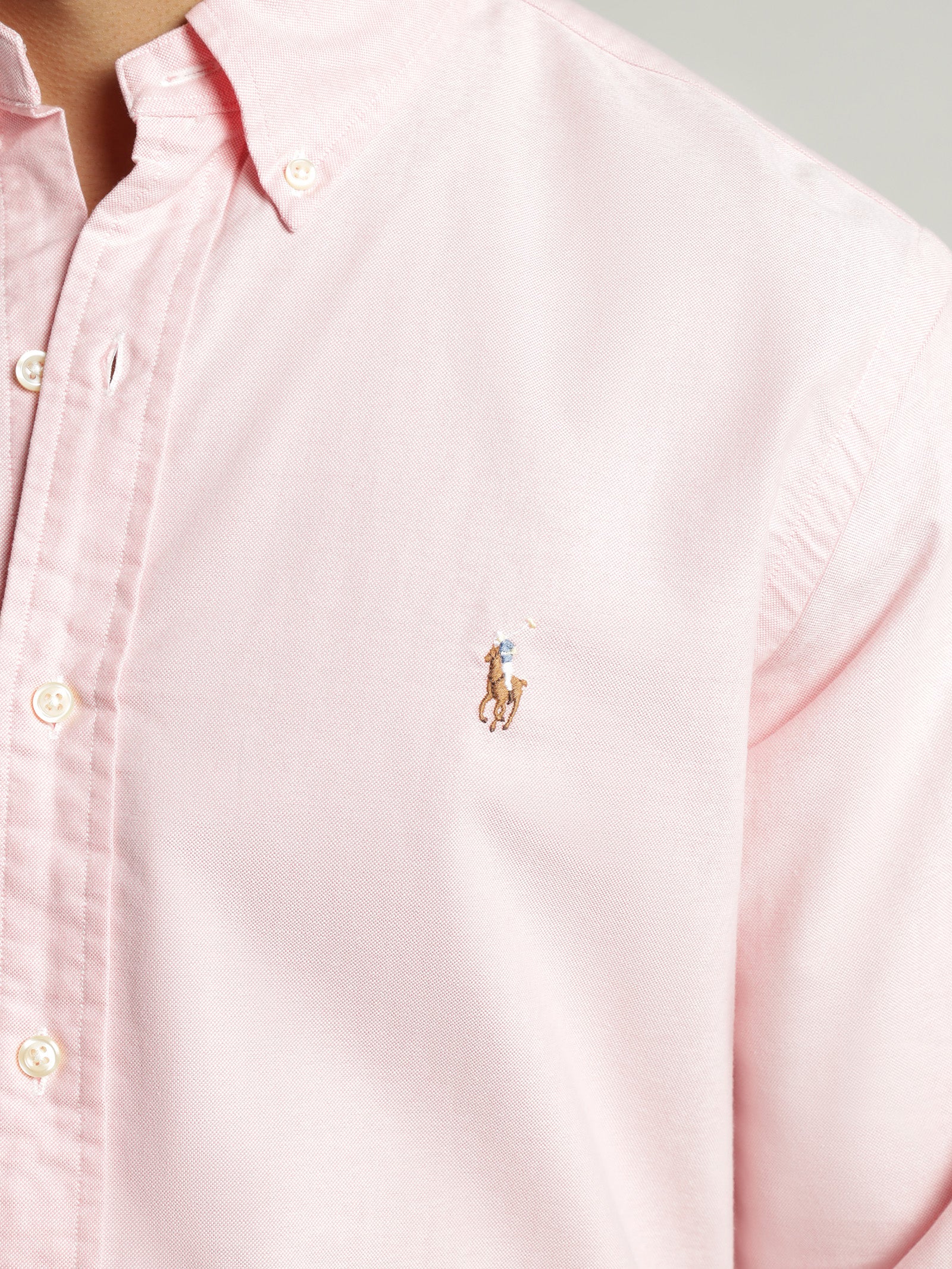 Long Sleeve Cotton Sport Shirt in Rose - Glue Store NZ